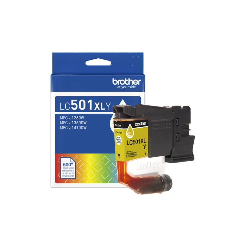 Brother Genuine LC501XLYS Ink Cartridge - High Yield - Yellow