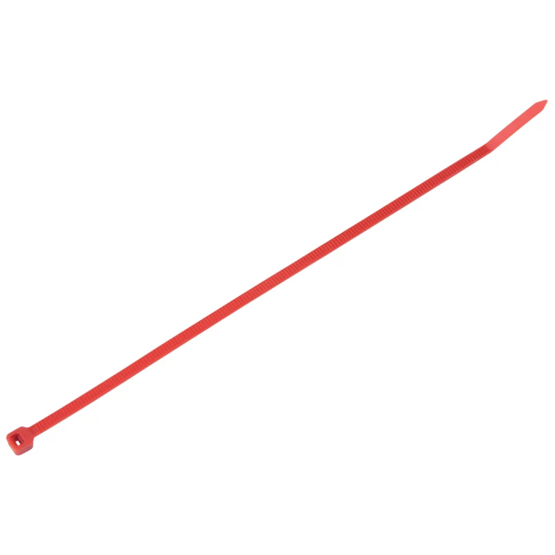 Avery Dennison 40 lbs. Tensile 8" Cable ties - Red - 1000 Pack