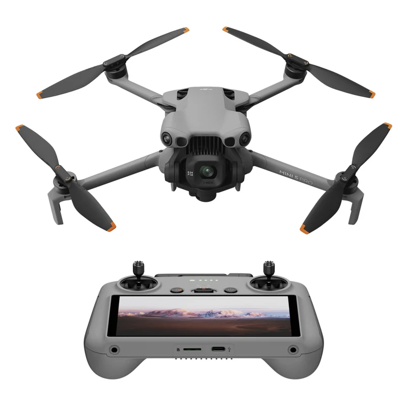 DJI - Mini 5 Pro Ensemble Fly More avec RC2, Gris