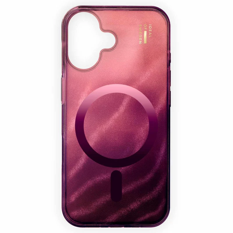 Ideal of Sweden - Étui Glow MagSafe Cherry Lacquer pour iPhone 17 - Laque Cerise