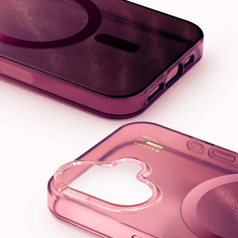 Ideal of Sweden - Étui Glow MagSafe Cherry Lacquer pour iPhone 17 - Laque Cerise