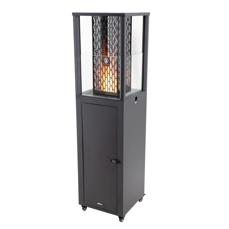 EnerG+ - Outdoor Floorstanding Wood Pellet Patio Heater with Fan