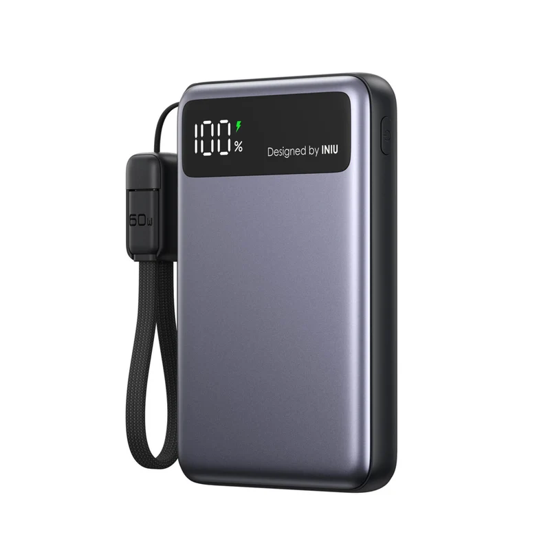 INIU Pocket Pro Slim 10000mah Power Bank - Black