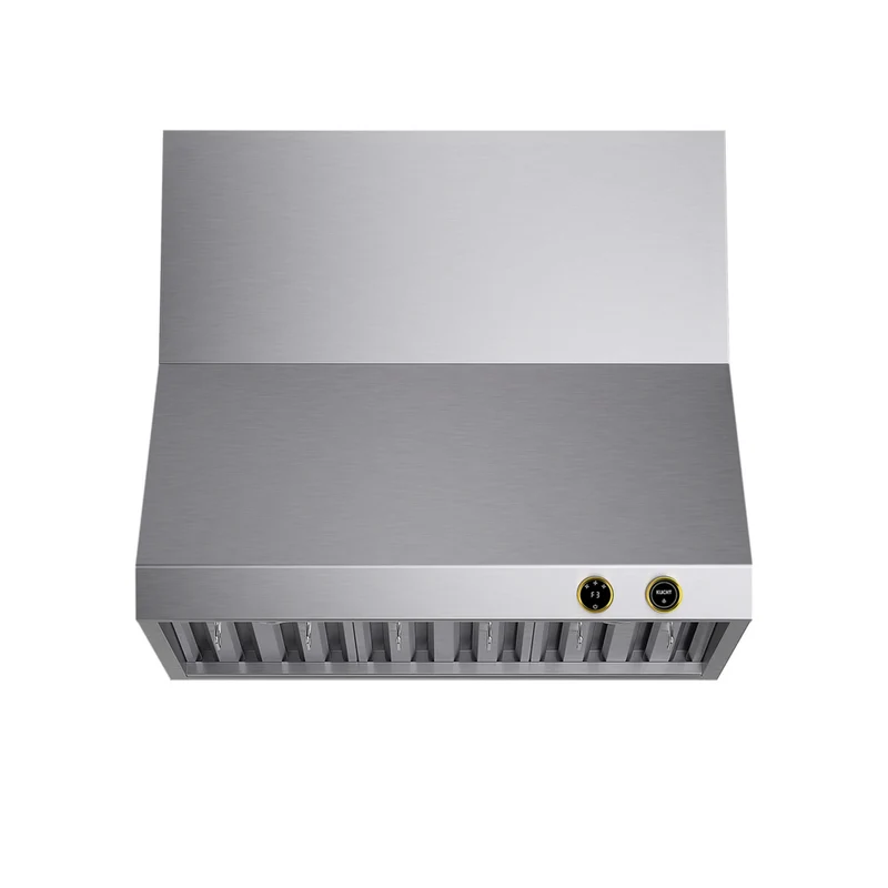 KUCHT KRH360-GL-C 36 po Hotte murale - avec commandes numériques - 900 CFM - Acier inoxydable/Or