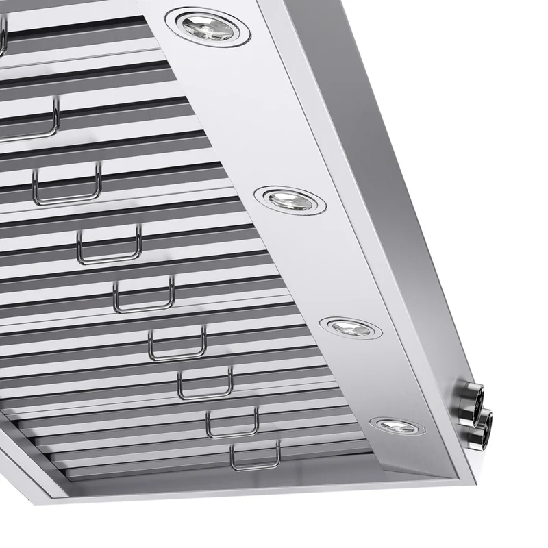 KUCHT KRH600-SS 60" 1200 CFM Under‑Cabinet Range Hood with Digital Controls - Stainless Steel