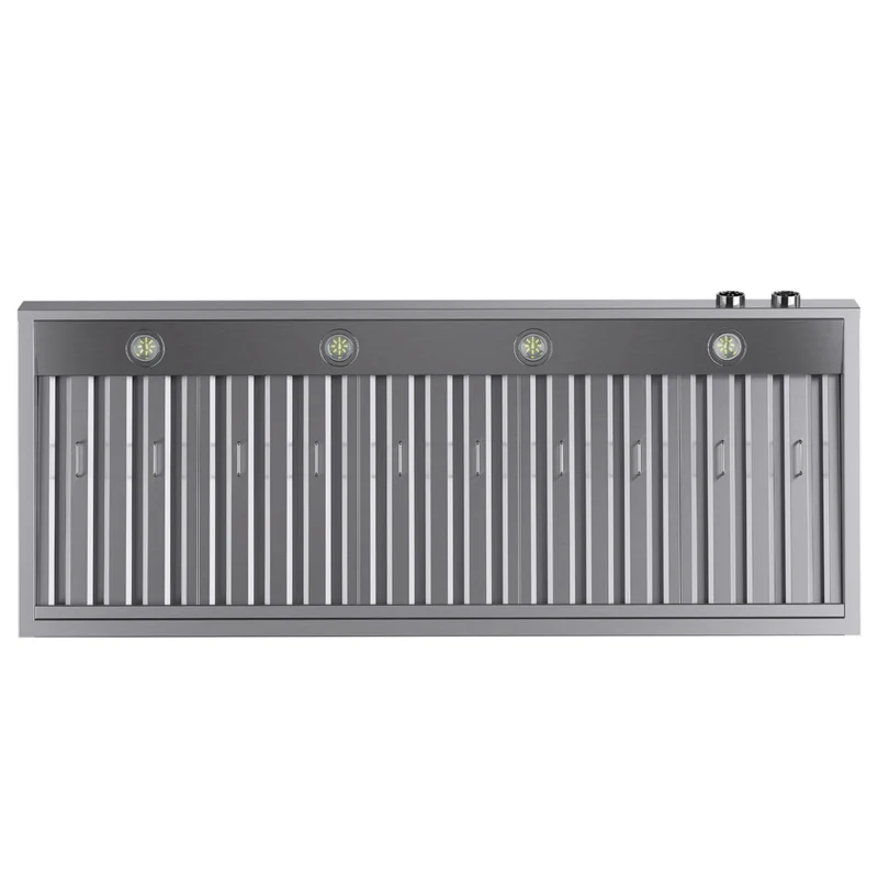 KUCHT KRH600-SS 60" 1200 CFM Under‑Cabinet Range Hood with Digital Controls - Stainless Steel