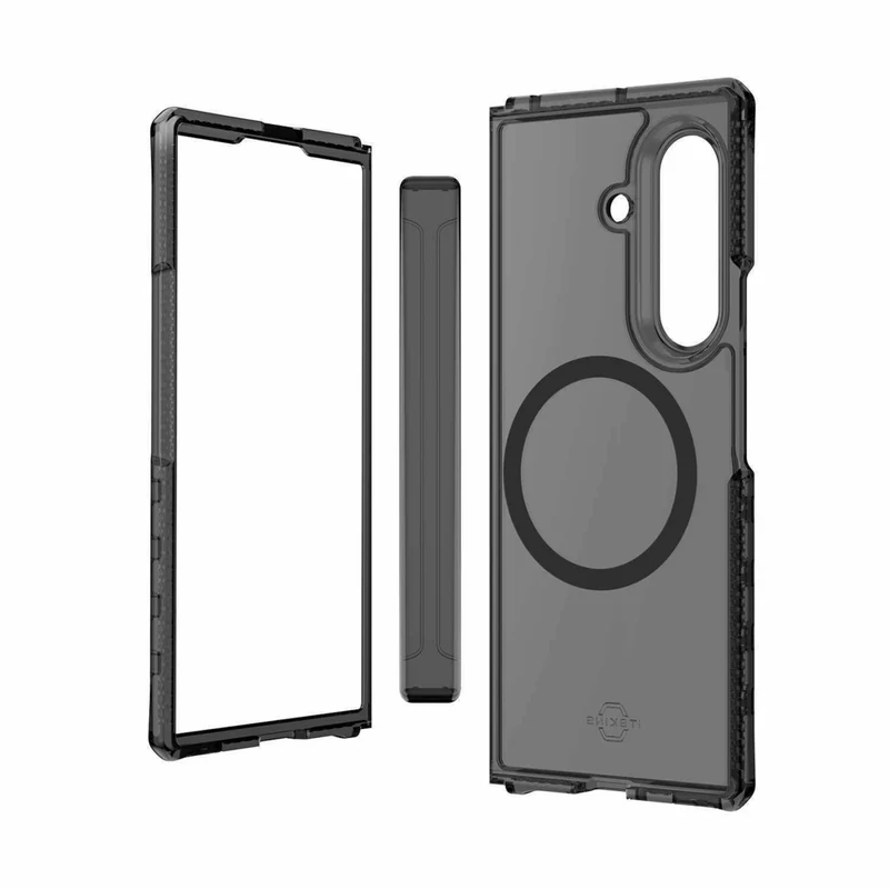 ITSKINS Hybrid_R Case Hinge with MagSafe Galaxy Z Fold 7 - Smoke/Transparent