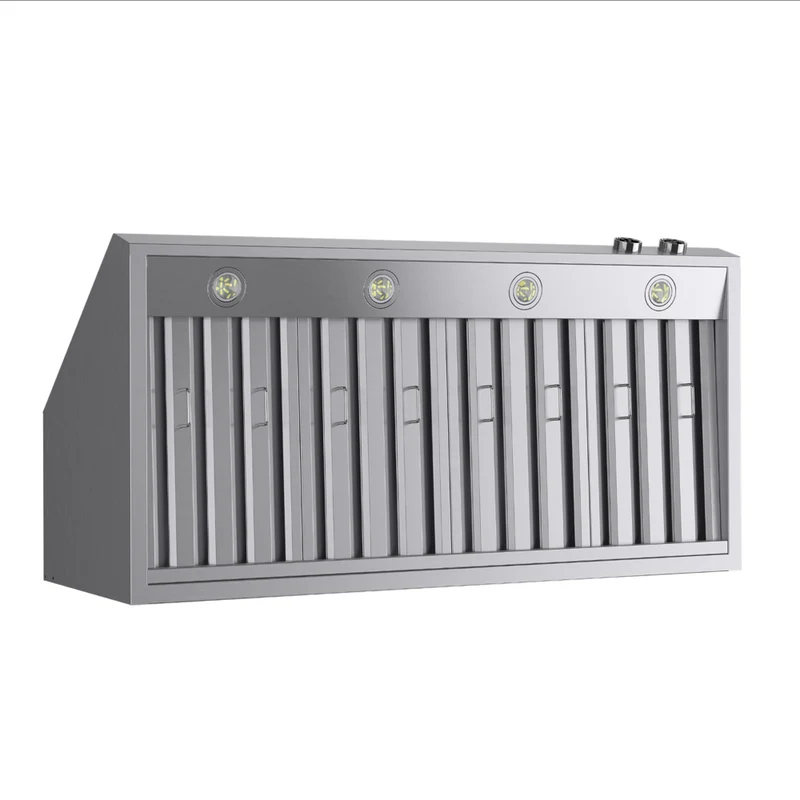 KUCHT KRH480-SS 48 po Hotte sous armoire - avec commandes numériques - 1200 CFM - Acier inoxydable