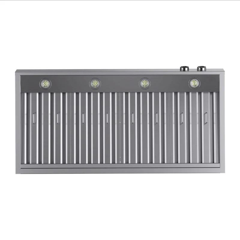 KUCHT KRH480-SS 48 po Hotte sous armoire - avec commandes numériques - 1200 CFM - Acier inoxydable