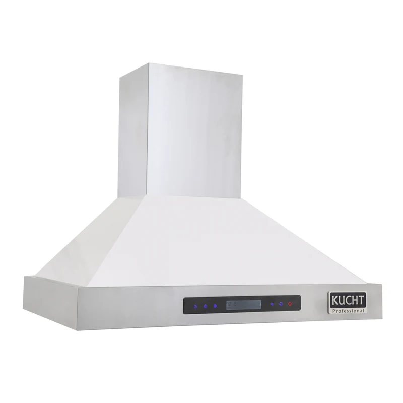 KUCHT KRH3015-W 30 po Hotte murale professionnelle - 900 CFM - Acier inoxydable/Blanc