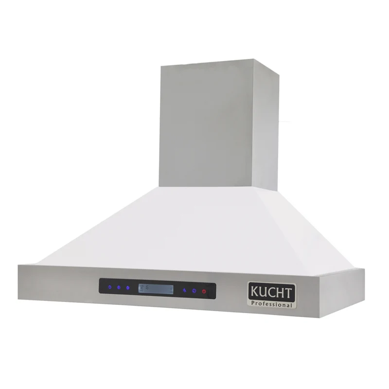KUCHT KRH3015-W 30 po Hotte murale professionnelle - 900 CFM - Acier inoxydable/Blanc