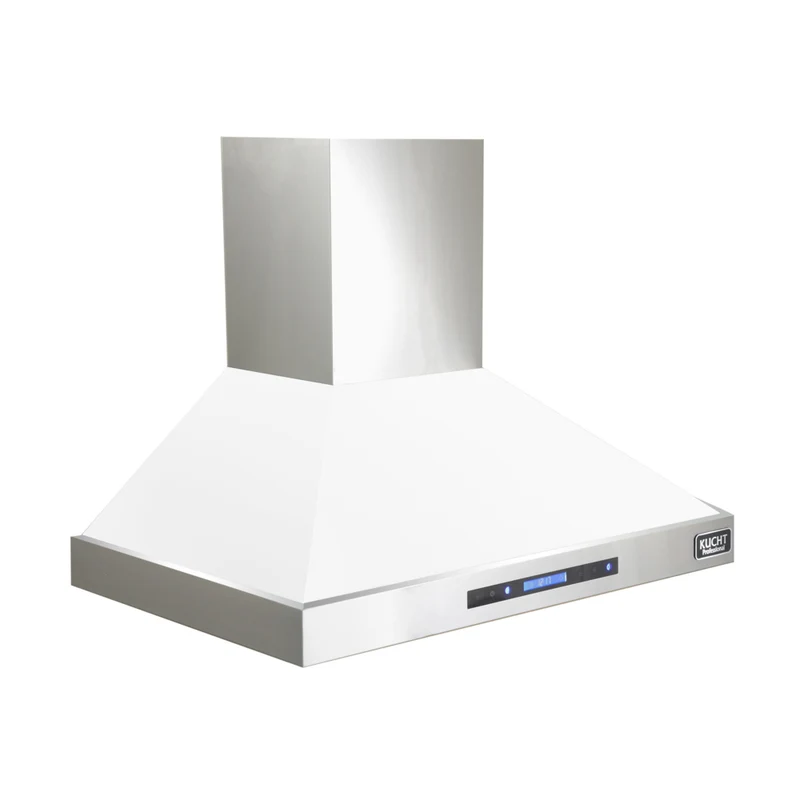 KUCHT KRH3015-W 30 po Hotte murale professionnelle - 900 CFM - Acier inoxydable/Blanc