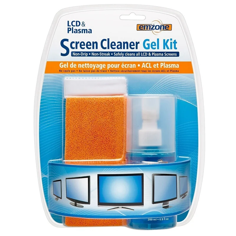 Emzone LCD & Plasma Screen Cleaner Gel Kit - 12 pack