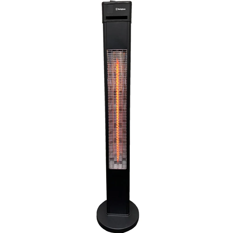 Westinghouse - 1500-Watt Freestanding Infrared Patio Heater - Black