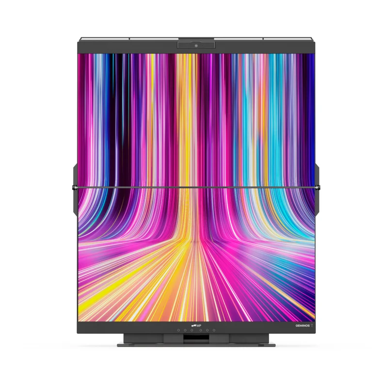 Mobile Pixels Geminos T 24" Dual-Stacked 1080p Monitors with Multi-Touch and Webcam