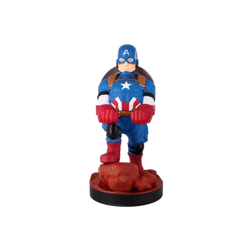 Exquisite Gaming Marvel: Captain America Cable Guy Controller Holder & Phone Stand