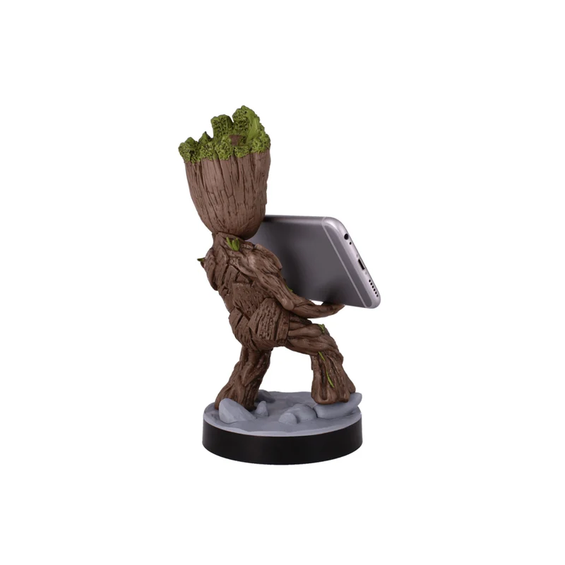 Exquisite Gaming - Guardians of the Galaxy: Toddler Groot Cable Guy support de contrôleur et téléphone