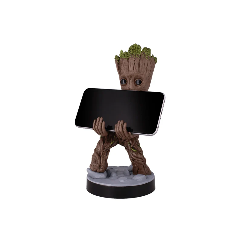 Exquisite Gaming - Guardians of the Galaxy: Toddler Groot Cable Guy support de contrôleur et téléphone