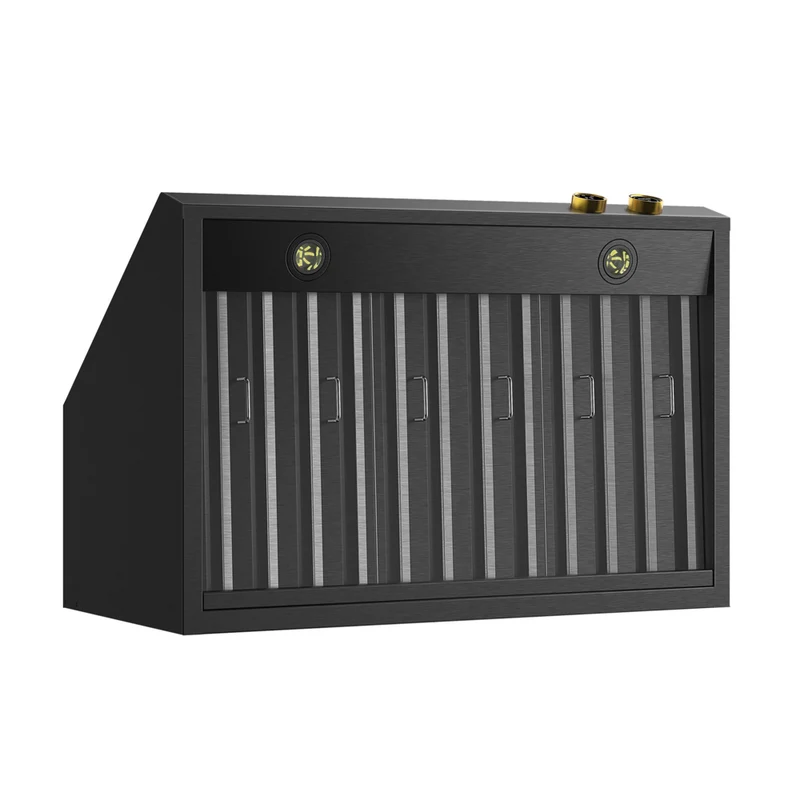 KUCHT KRHG360-GL-C 36" 900 CFM Wall Mounted Range Hood with Digital Controls - Gemstone/Gold
