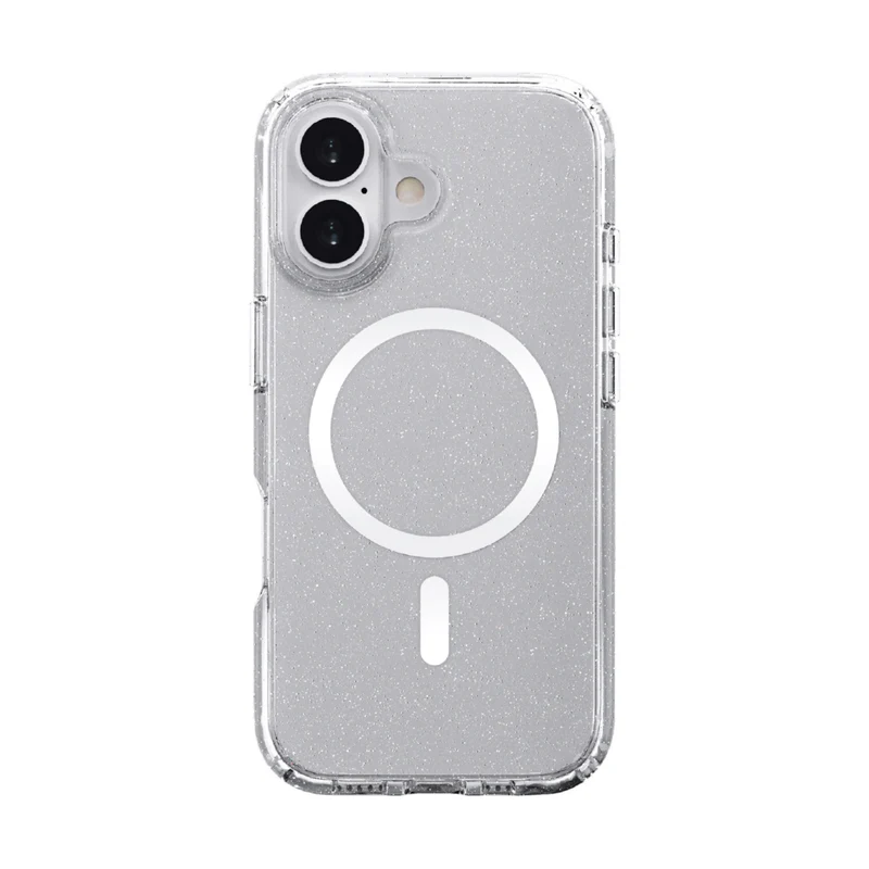 TUFF8 Glitz Clear Mag Case for iPhone 17 - Clear