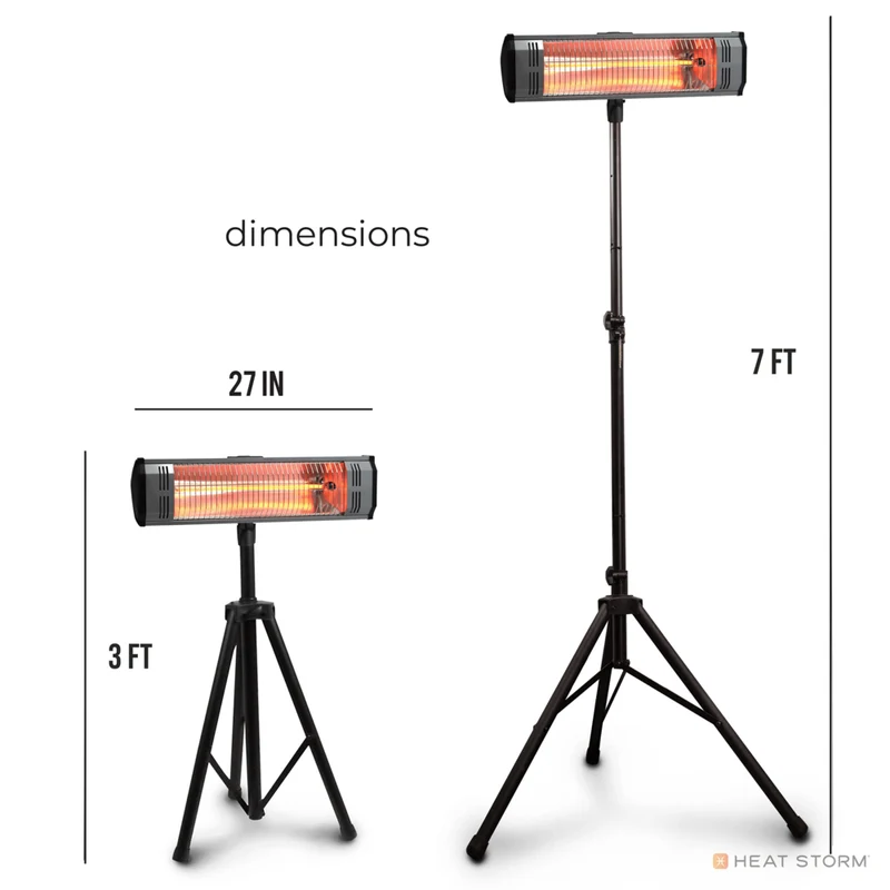 Heat Storm Tradesman Combo 1500W Portable Outdoor Infrared Heater