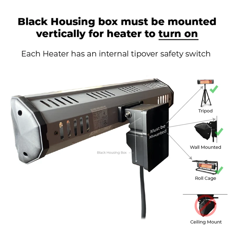 Heat Storm Tradesman Combo 1500W Portable Outdoor Infrared Heater
