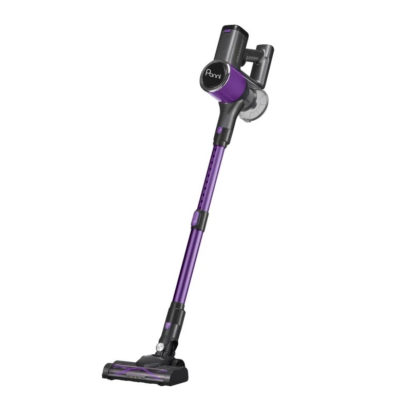 Panni - Aspirateur balai autonome sans fil 5 en 1 S1 MAX Pet avec tête motrice et accessoires de nettoyage - Violet
