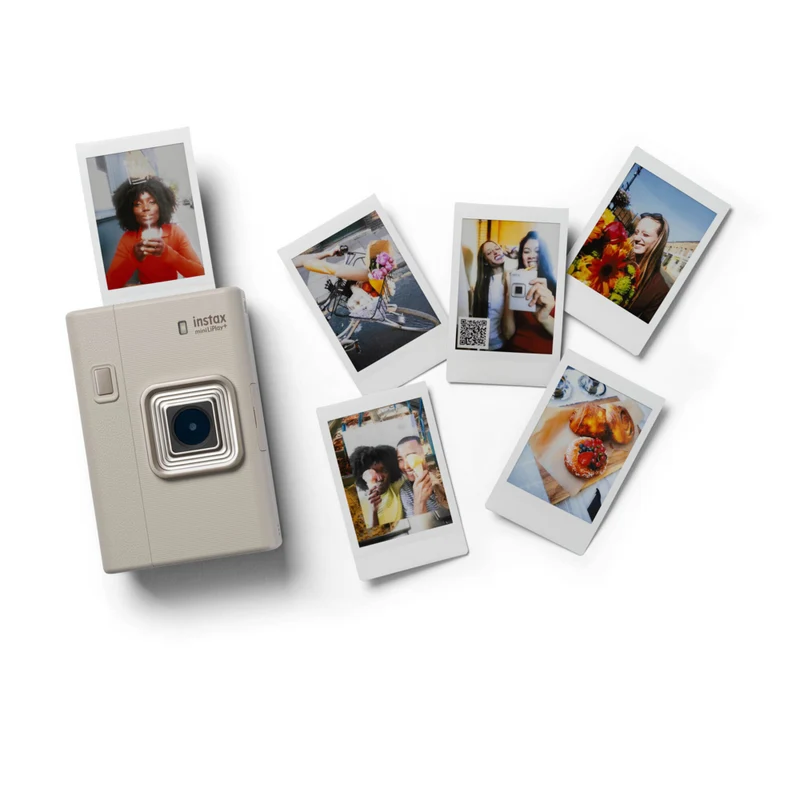 INSTAX MINI - LiPlay+ Appareil photo instantané hybride & imprimante smartphone - Beige sable