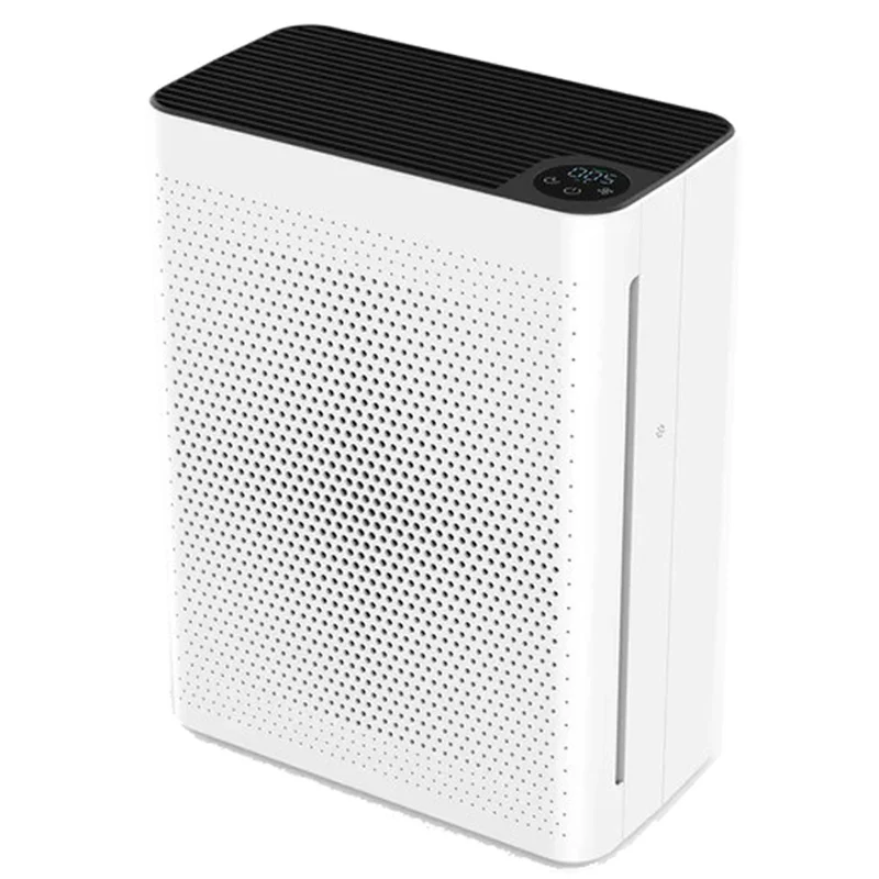 Aluratek True HEPA H13 Air Purifier with PM2.5 Monitor - for 260 Sq. Ft .Rooms - Black