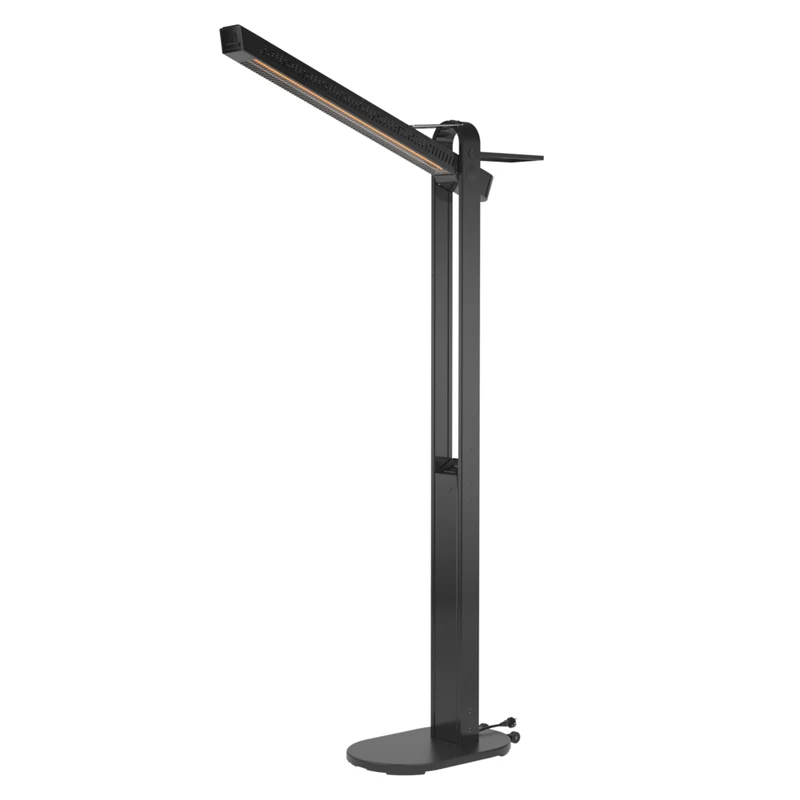 Backyard Lifestyles 1500W Electric Patio Heater with Swing Arm - Black