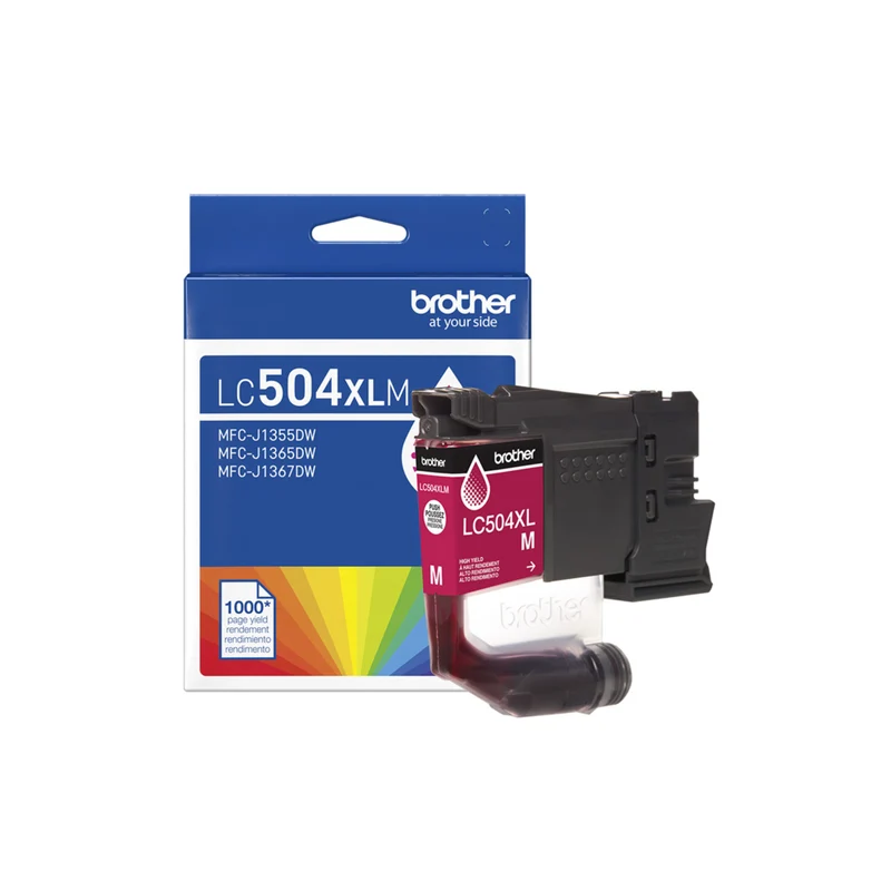 Brother - LC504XLMS Cartouche d’encre magenta authentique à haut rendement