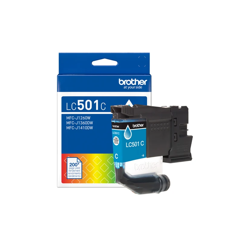 Brother Genuine LC501CS Ink Cartridge - Standard Yield - Cyan