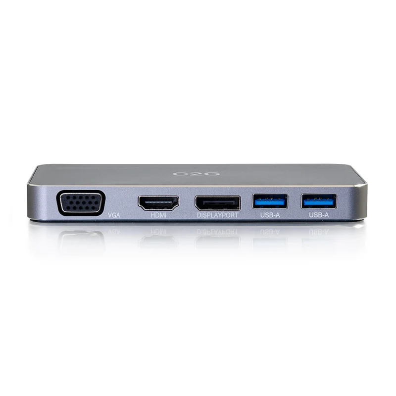 C2G - USB-C 7-en-1 station d’accueil MST à double écran