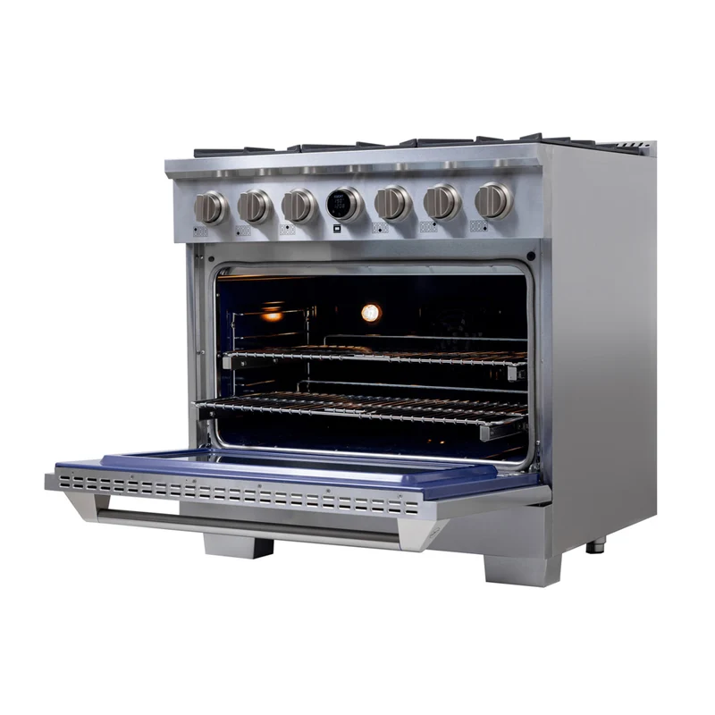 Kucht - 36 po Série KXP Cuisinière double énergie Propane - Acier inoxydable