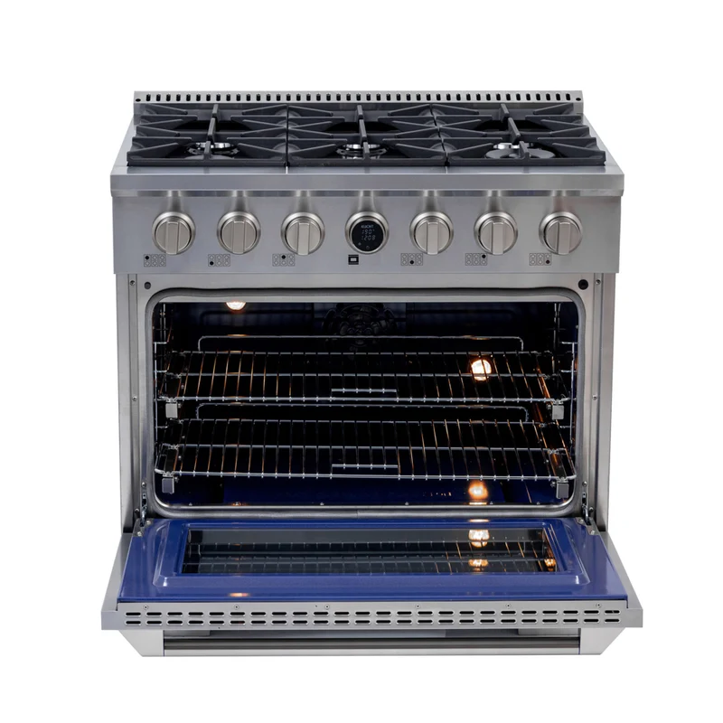 Kucht - 36 po Série KXP Cuisinière double énergie Propane - Acier inoxydable