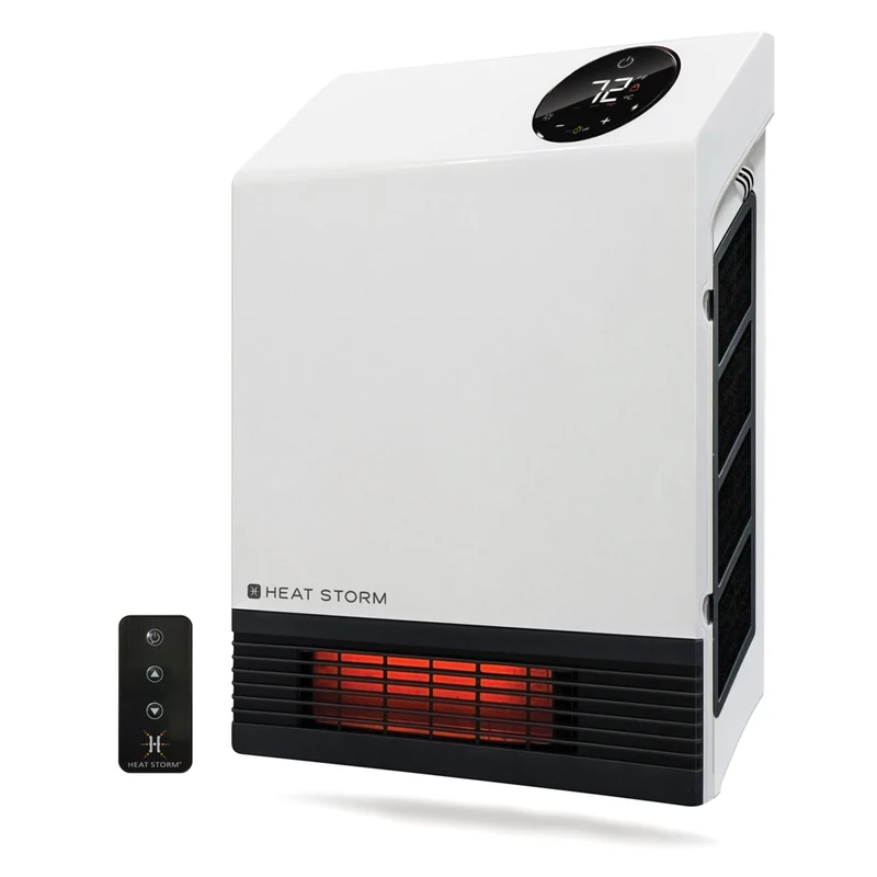 Heat Storm Deluxe Wall-Mount 1000W Infrared Heater with WIFI