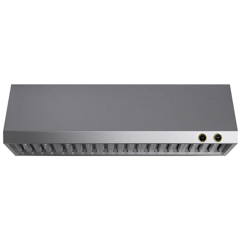KUCHT KRH600-GL 60" 1200 CFM Under‑Cabinet Range Hood with Digital Controls - Stainless Steel/Gold