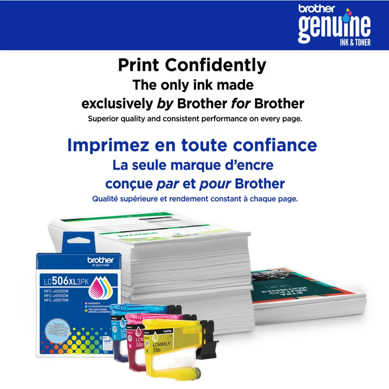 Brother Genuine LC506CS Ink Cartridge - Standard Yield - Cyan