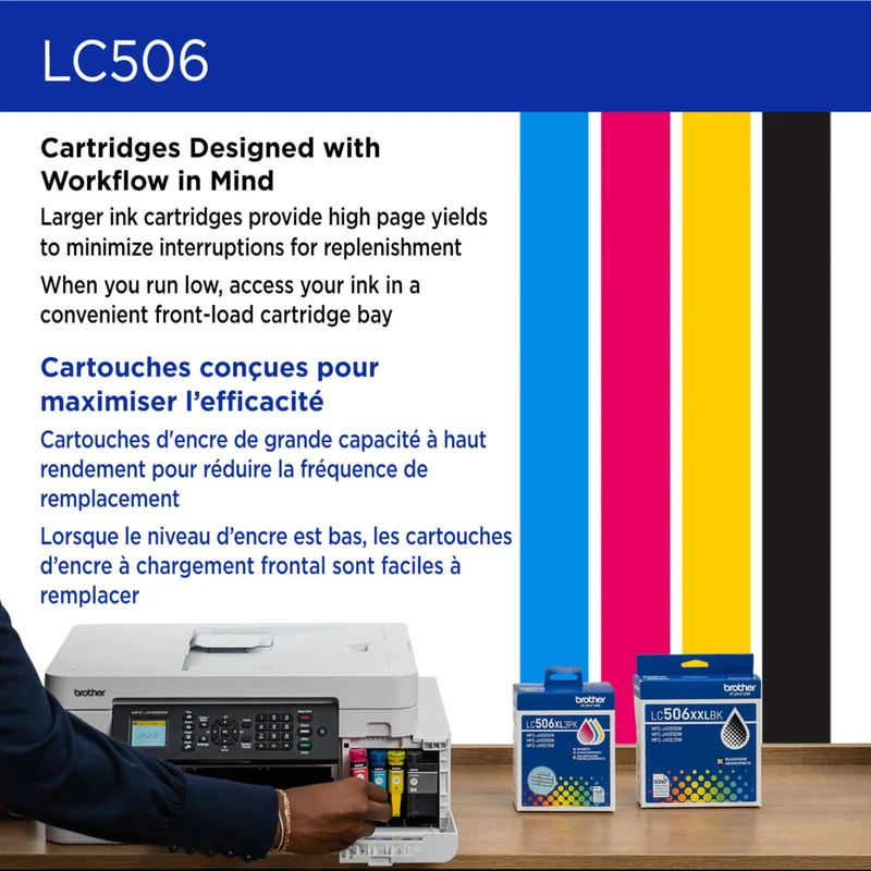 Brother Genuine LC506CS Ink Cartridge - Standard Yield - Cyan