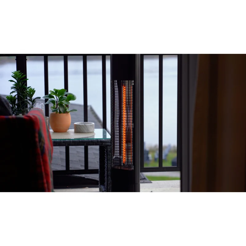 EnerG+ 1500-Watt Infrared Floorstanding Electric Outdoor Heater with Wifi