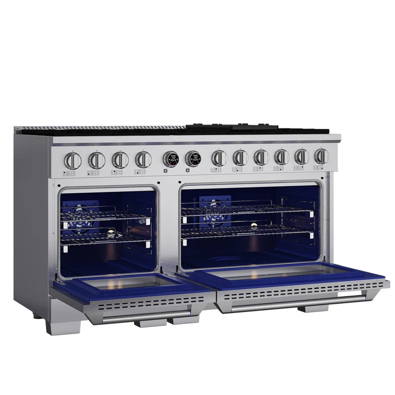 Kucht - 60 po Série KXP Cuisinière double énergie Gaz naturel - Acier inoxydable