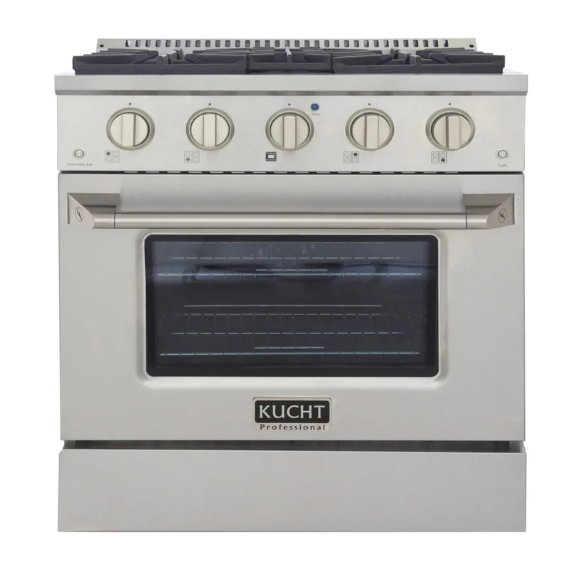 Kucht - 30 po Série KNG Cuisinière Pro Style au gaz propane - Acier inoxydable