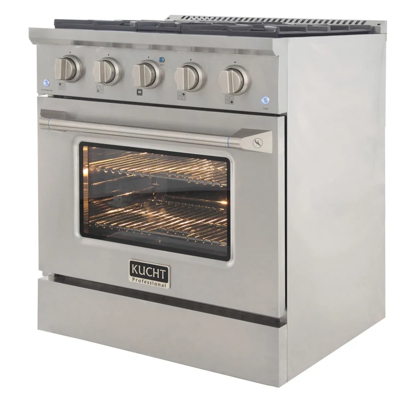 Kucht - 30 po Série KNG Cuisinière Pro Style au gaz propane - Acier inoxydable