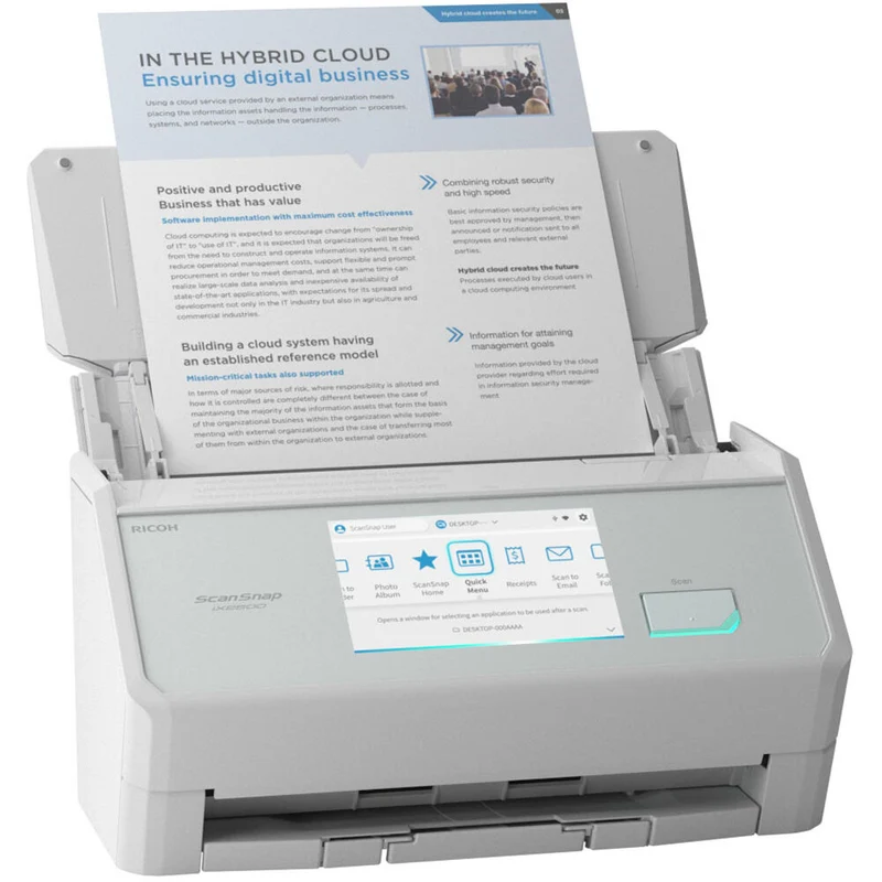 Ricoh - Scanner de documents ScanSnap iX2500 - Blanc