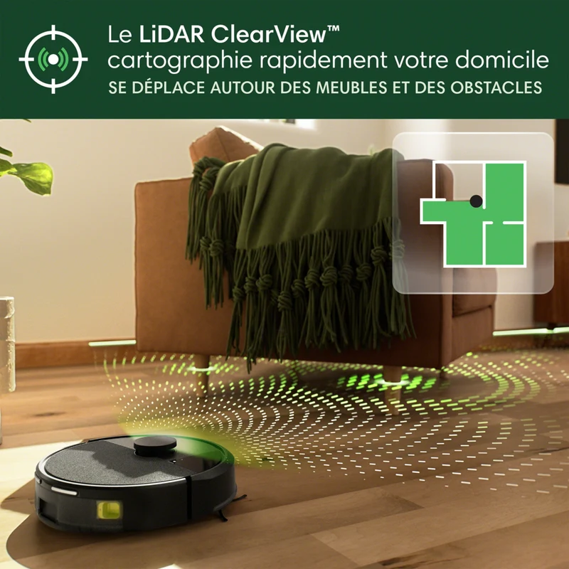 iRobot - Aspirateur robot Roomba 105 avec station de vidage automatique
