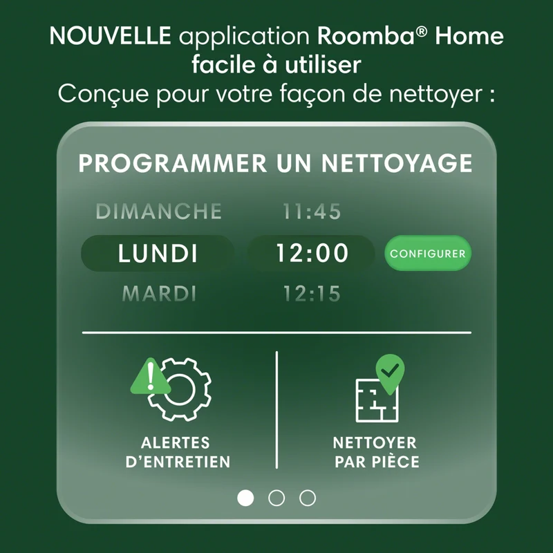 iRobot - Aspirateur robot Roomba 105 avec station de vidage automatique