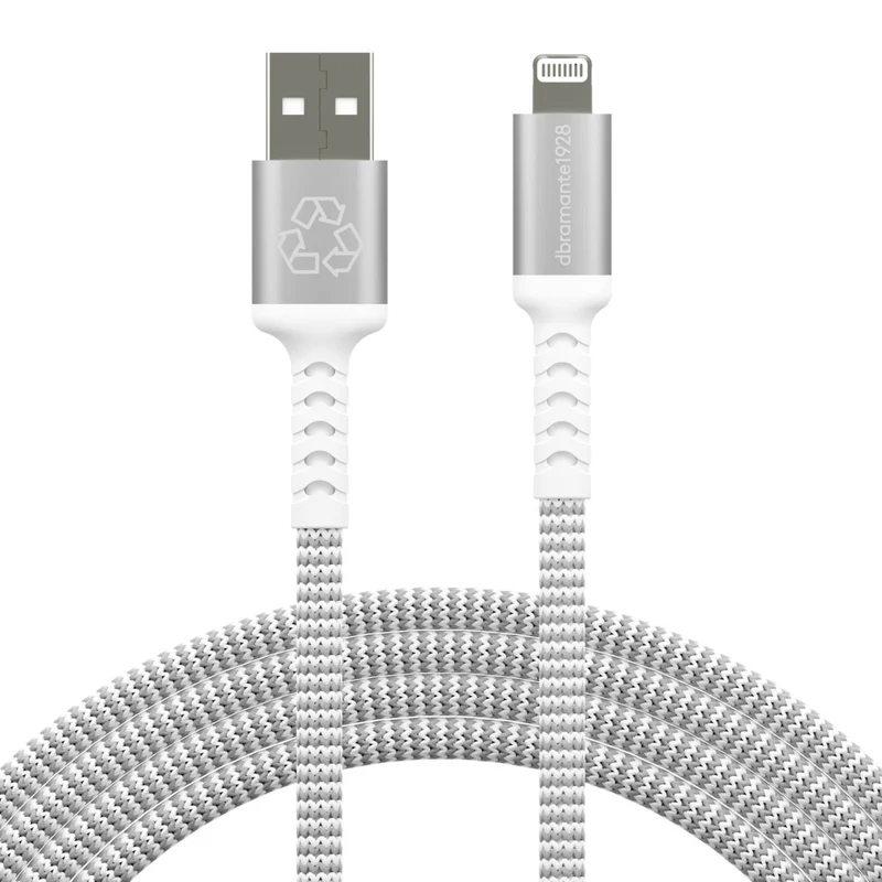 Dbramante1928 - Câble tressé de recharge USB-A vers Lightning - 8'