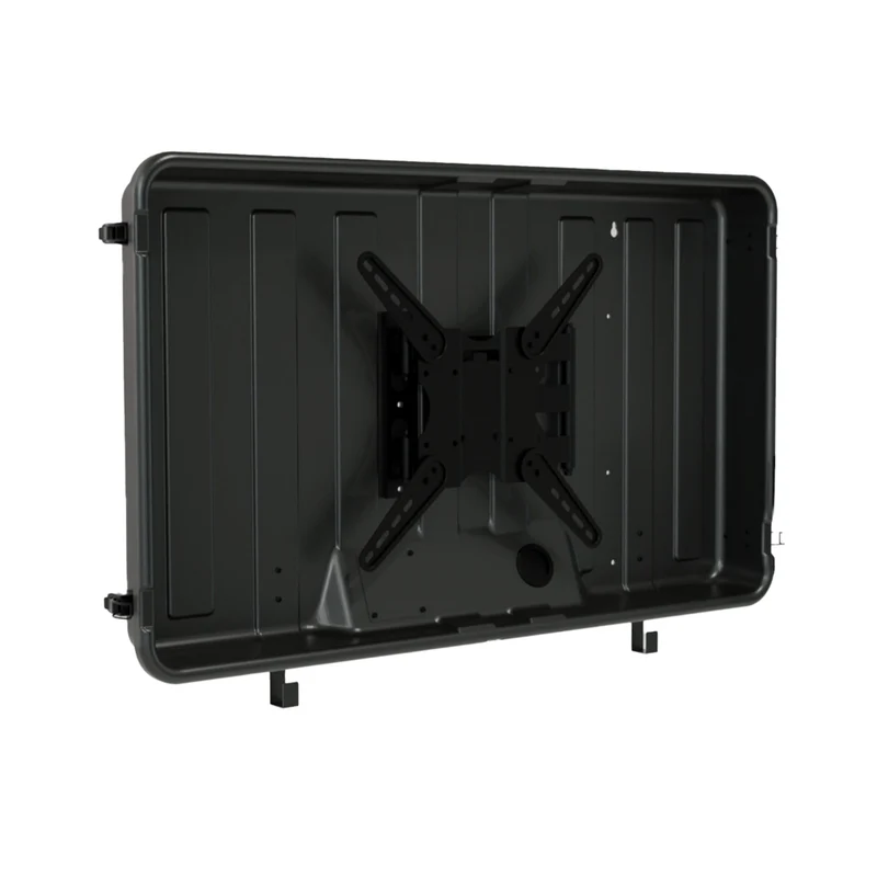 Storm Shell - Housse de protection rigide pour téléviseur d'extérieur avec support mural - 32" H x 44" L