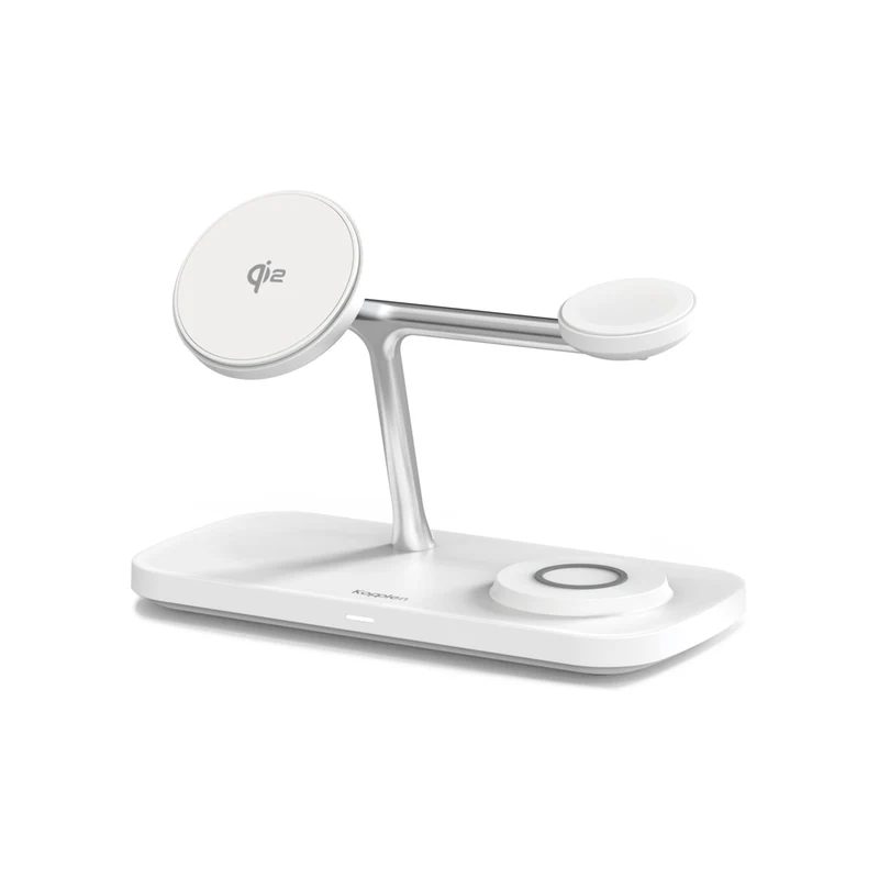 Kopplen Qi2 3-in-1 15W Wireless Charging Stand - White