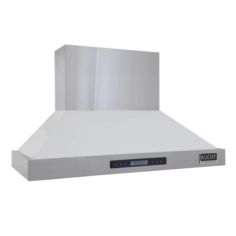 KUCHT KRH4815-W 48 po Hotte murale professionnelle - 1200 CFM - Acier inoxydable/Blanc